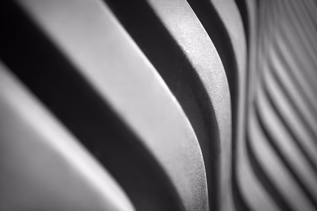 Detalle de arquitectura en blanco y negro